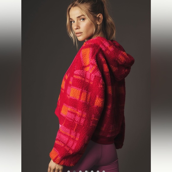 Anthropologie Porridge Quinn Sherpa Fleece Hoodie - Picture 10 of 13